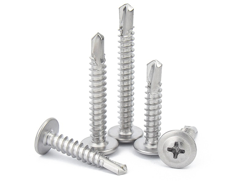 410不銹鋼圓頭華司鉆尾螺絲釘