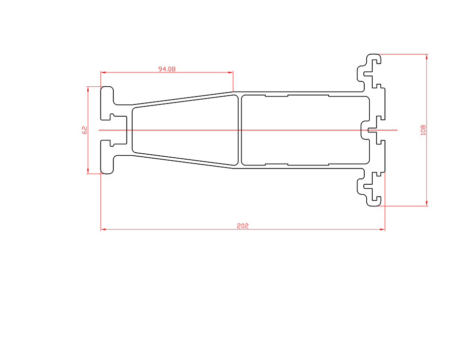 鋁合金熱擠壓型材 LX-4870