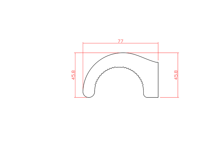 鋁合金熱擠壓型材 LX-4854
