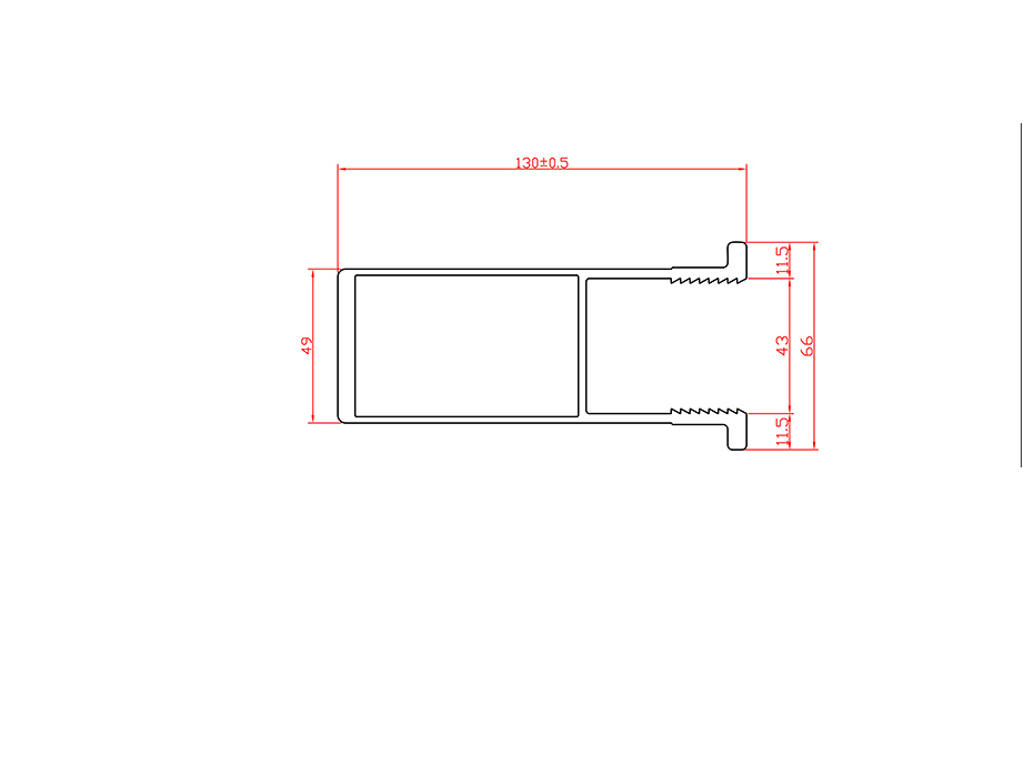 鋁合金熱擠壓型材 LX-4818