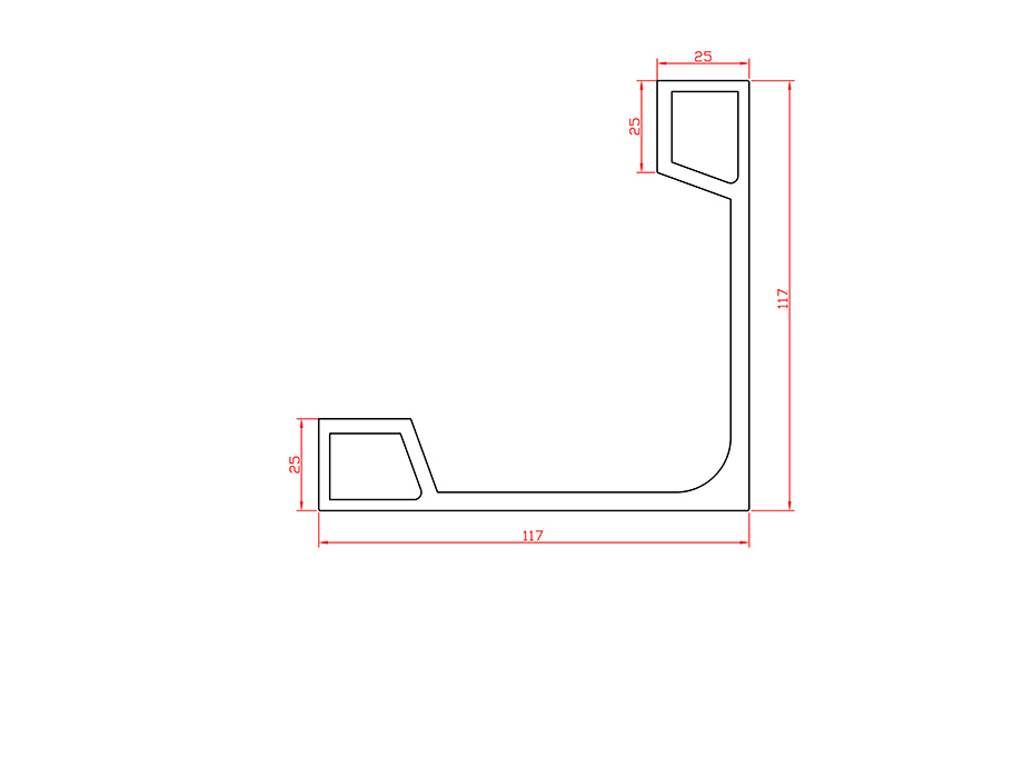 鋁合金熱擠壓型材 LX-3577